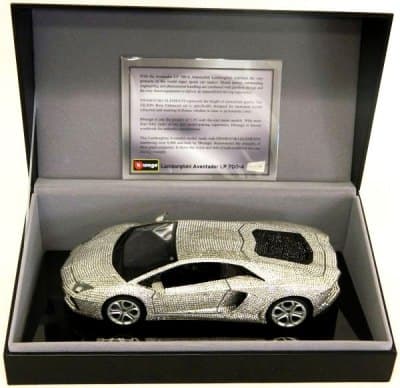 Lamborghini Aventador LP700-4 Swarovski Crystal Model
