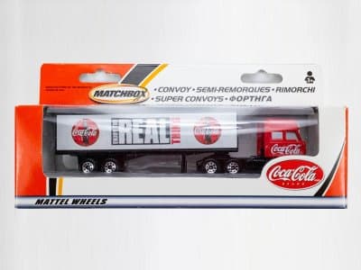 DAF 3300 Space CAB Articulated Trailer Box Coca Cola