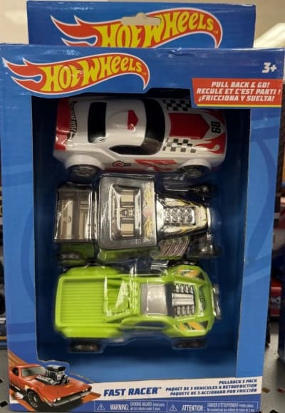 Fast Racer Pullback 3-Pack