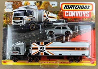 MBX Cabover, MBX Box Trailer & 1964 Austin Mini Cooper