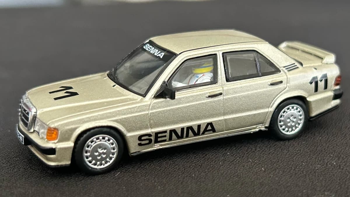 Mercedes-Benz 190E 2.3-16#11 Ayrton Senna 1984 Nurburgring Race of Champions w/ Figure No Package: Image 3