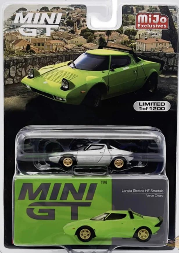Lancia Stratos HF Stradale Verde Chiaro Blister: Image 1