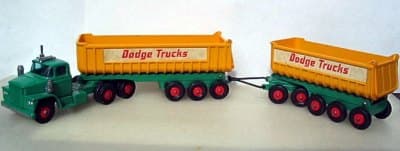 Dodge Tractor with Fruehauf Tippers