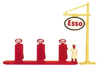 Esso Pumps and Forecourt Sign