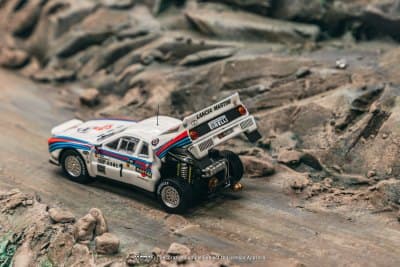 Lancia 037 Rally Rally Monte Carlo 1983 #1 with Tarmac Cards