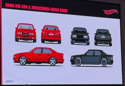 BMW M5 E34 & Mercedes-Benz 500E
