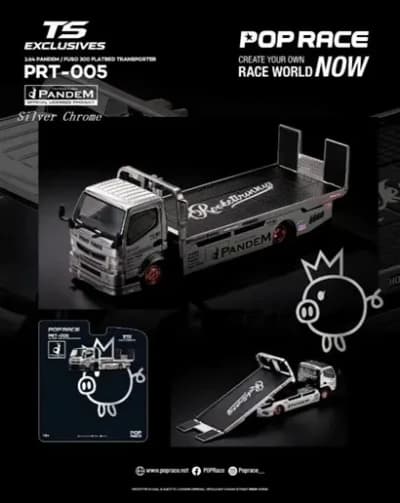 Pandem Fuso 300 TRANSPORT FLATBED CHROME
