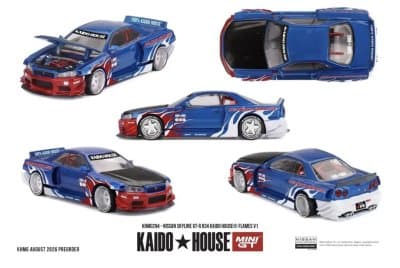 Nissan Skyline GT-R R34 Kaido House Flames V1