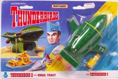 Thunderbird 2 with Thunderbird 4 (Virgil Tracy)