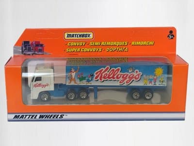 DAF 3300 Space Cab Articulated Trailer Box Kellogg's