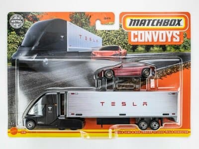 Tesla Semi & Box Trailer & 2020 Tesla Roadster